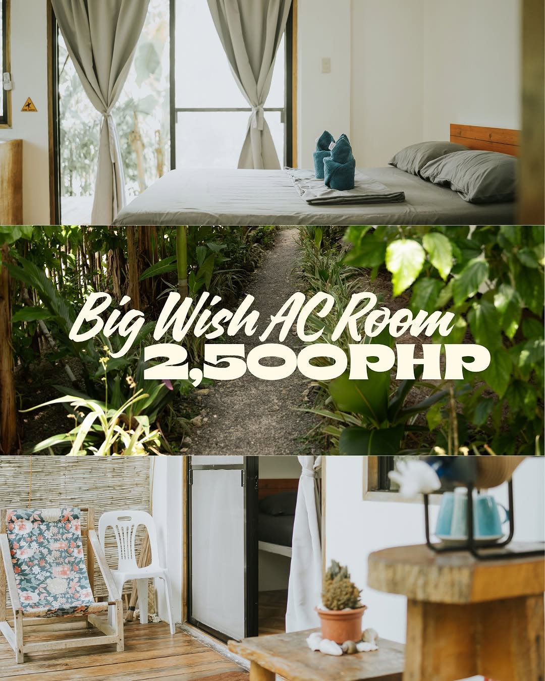 BigWish AC Room at Surf Bayay Pacifico